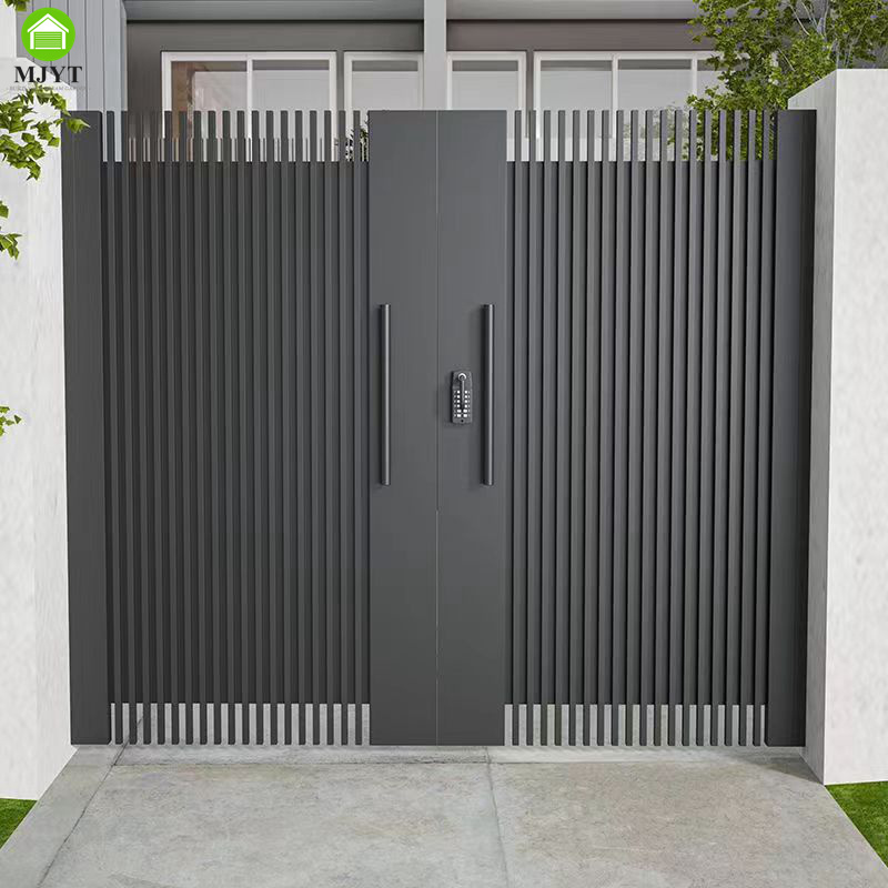 Modern Design auto gate system Aluminium Gates Design Fencing Trellis Gates For Home And Garden Auto Automatic Swing Gate