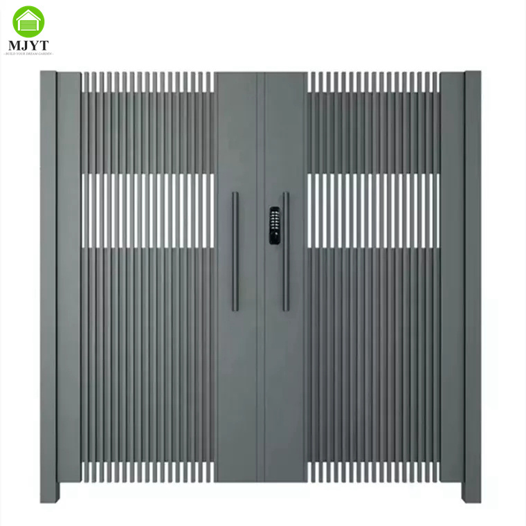 Electric Double Swing Gate Aluminum Villa Double Automatic Folding Main Gate