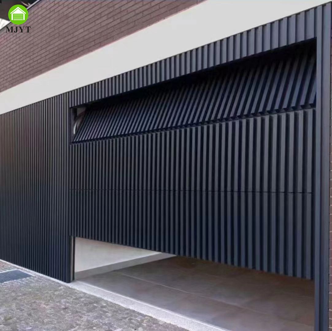 China Aluminum Hurricane-resistance roll up shutter Automatic Sectional Thermal Break beautiful Garage Door For Homes