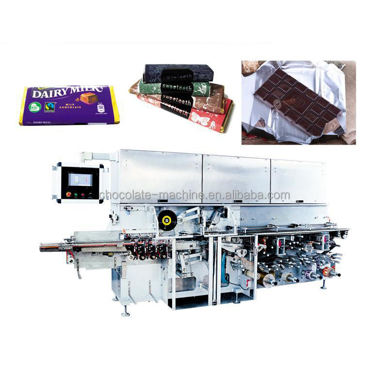 chocolate bar tablet folding wrapping machine