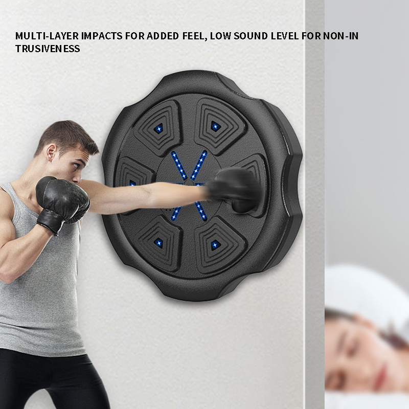 MKAS Professional Wall Mounted Smart Music Boxing Training Machine Bluetooth Wall Mounted  Kids For Adult Boxing Machine