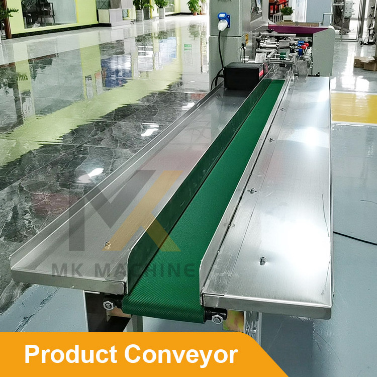 Fully automatic horizontal frozen fresh meat whole chicken pillow packing machine