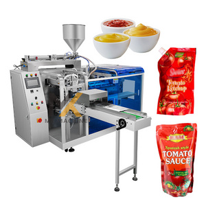 Automatic premade bag liquid chilli paste ketchup tomato sauce pouch packaging machine