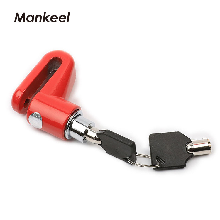 Mankeel Alarm Security Anti-theft Safety Cycle Accessories Folding Bike Bicycle Lock For Electric Bike Motorcycle With Key