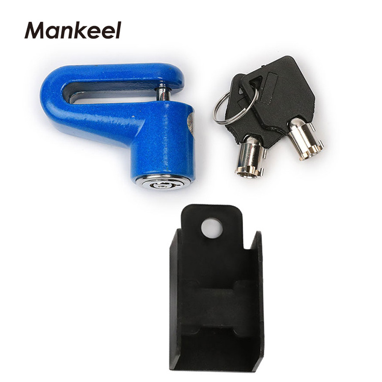 Mankeel Alarm Security Anti-theft Safety Cycle Accessories Folding Bike Bicycle Lock For Electric Bike Motorcycle With Key