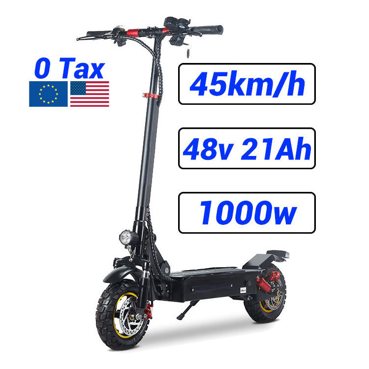 X1 EU US Warehouse 48V 1000W 2000W  Powerful Fat Tire 10 Inch Big Wheels Adult E Scooter Foldable Off Road Electric Scooter