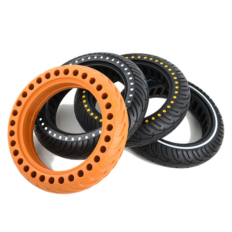 Honeycomb Solid Tires Suitable For Electric Scooter Xiaomi M365 1S Pro 2 10 Inch 8.5x2 Inch Rubber Wheel Parts Off-Road