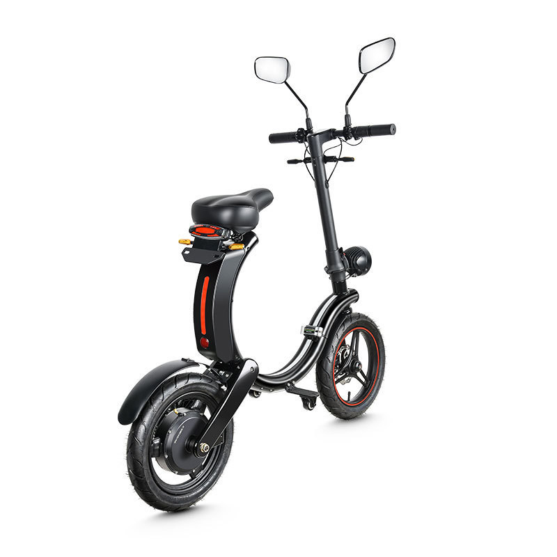 MK114 Wholesale E Electric Bike 2 Wheel Long Range 14 Inch 350W 25KM/H Folding Electric Scooter With Seat For Adults