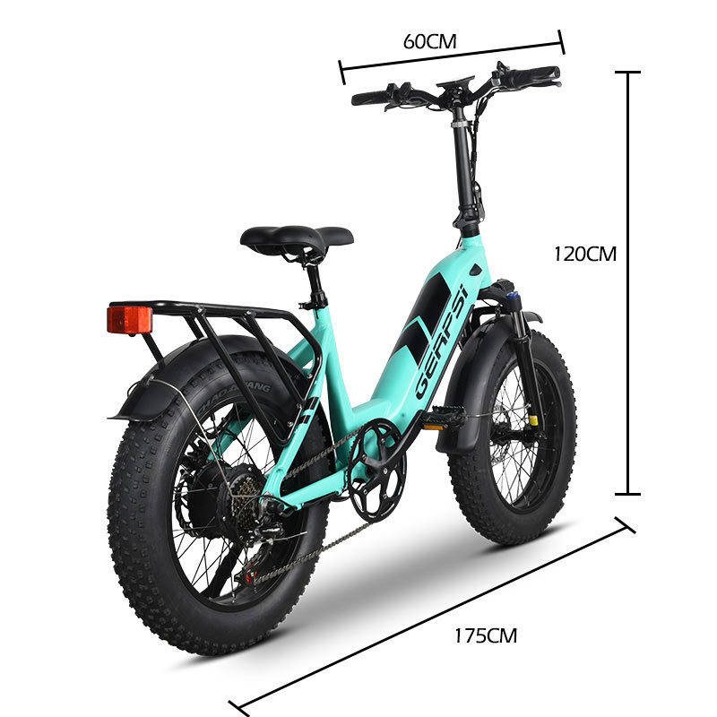 MZ-9 Eu Warehouse Stock Stealth Bomber 20 Inch 48V 500W 750W Fatbike Fat Tire E Bike Ebike Folding Electric City Hybrid bike