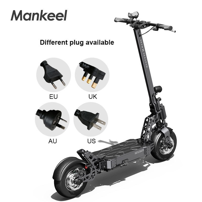 Mankeel X8 Off Road High Speed 3000W Fat Tire Adult 2 Person Electro Scooter With Seat Kick Scooter Electric Chinese