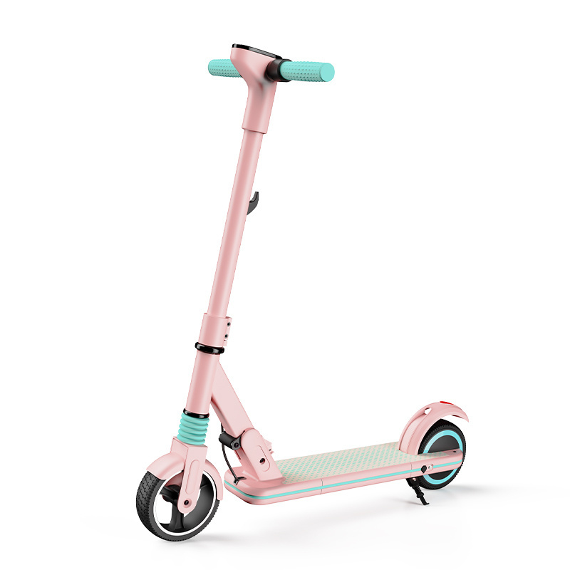 MK027 Eu US European Warehouse Scooter Electrique 130W 14KM/H IPX4 E Scooter Pink Electric Scooter For Kids