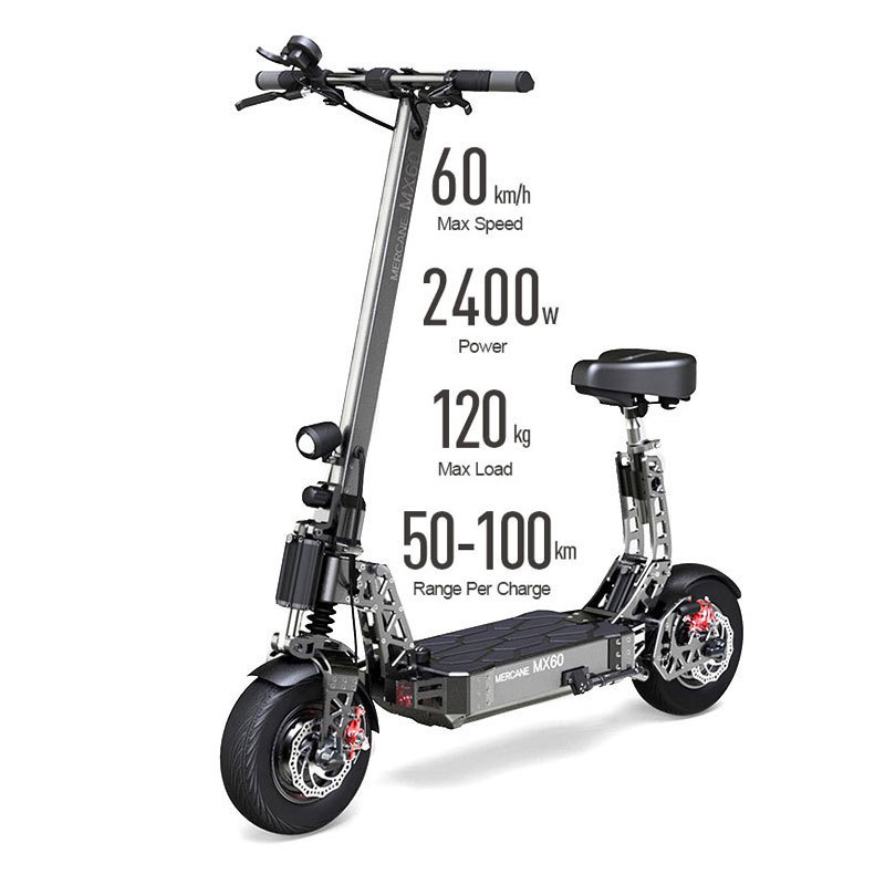 Mankeel X8 Off Road High Speed 3000W Fat Tire Adult 2 Person Electro Scooter With Seat Kick Scooter Electric Chinese