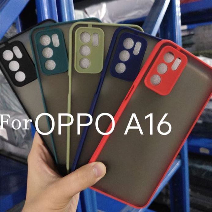 Cheap Price matte Smoke Back Cover For Oppo A16 A18 A58 phone case tpu pc Camera Guard Phone Case