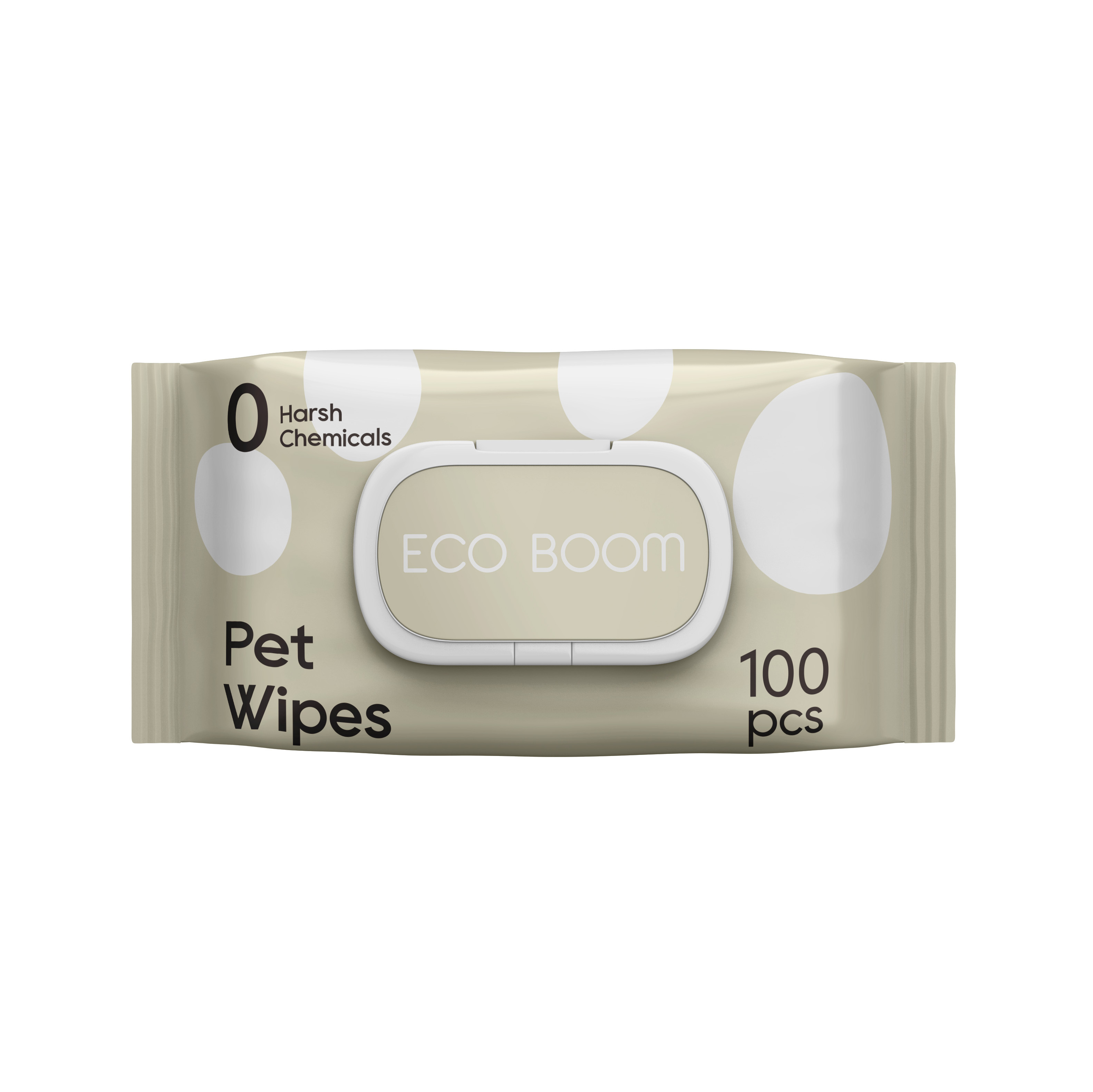 ECO BOOM plant based viscose cotton bamboo biodegrad paw custom batch order procurement dog wipes