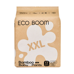 ECO BOOM organic degradable ecological company bio bamboo baby diaper pants