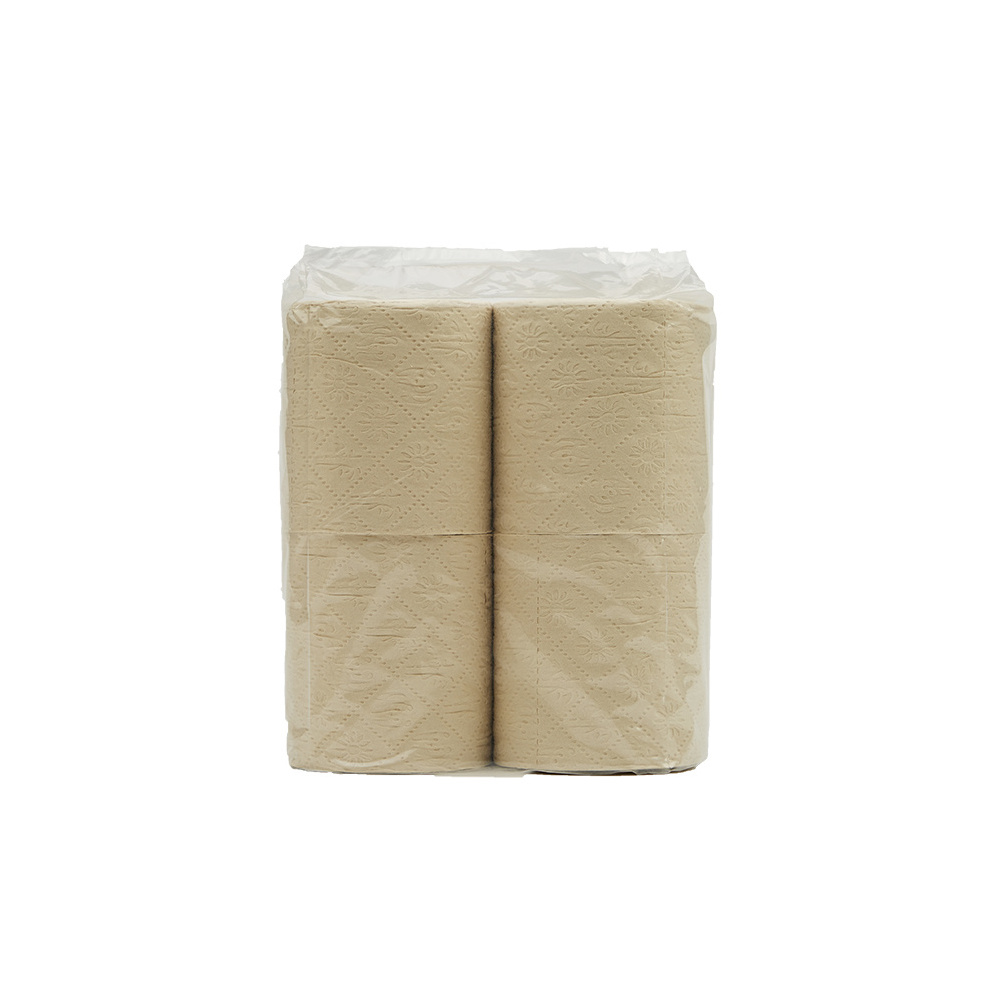 OEM wholesale 2 3 ply layer commercial cheap eco organic hotel bathroom virgin bamboo pulp bulk industrial roll toilet paper