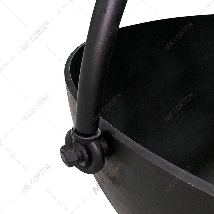 Extra Large Cauldron Fire Pit with Tripod Stand Trade Assurance Fire Bowl Camping Outdoor Firepit