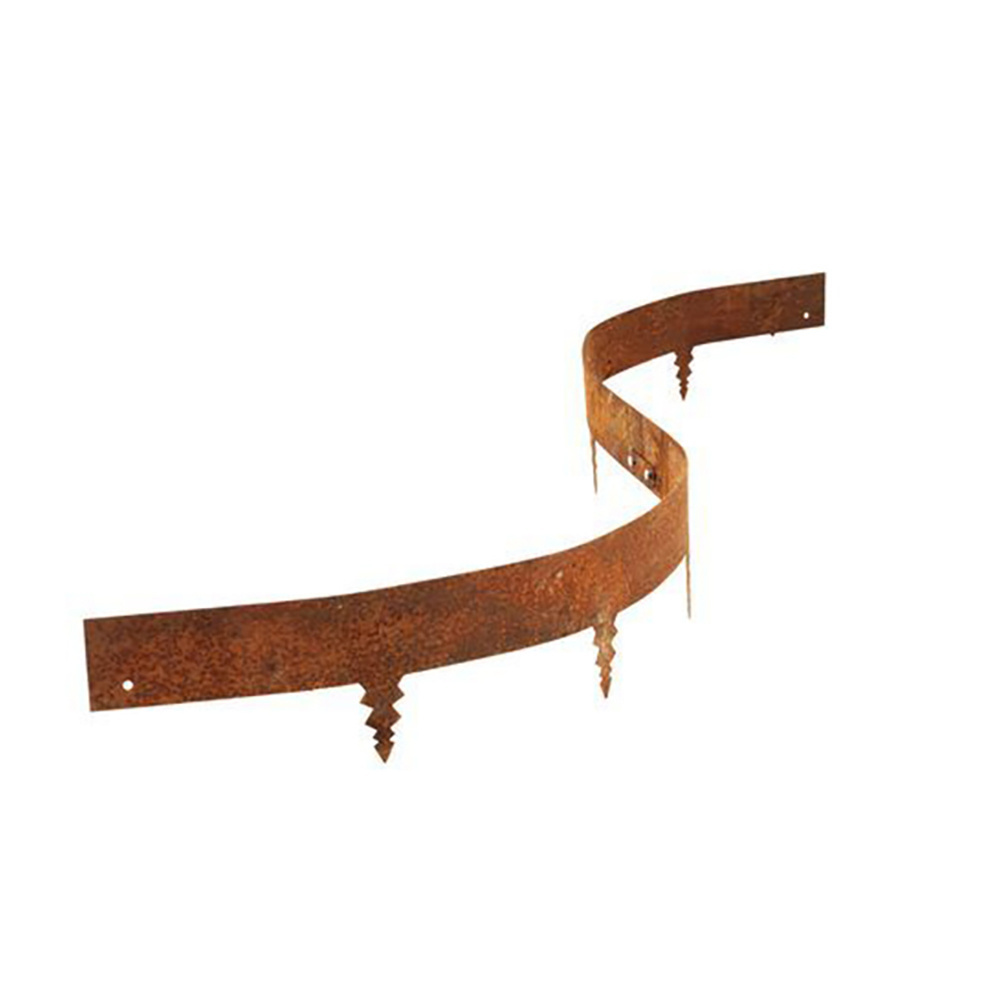 3mm Thick Corten Steel Retaining Wall Garden Edging Border Fence Landscaping Steel Lawn Edges