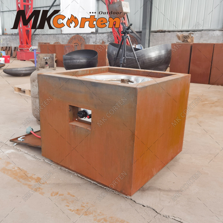 Outdoor Garden Corten Steel Large Fire Pit