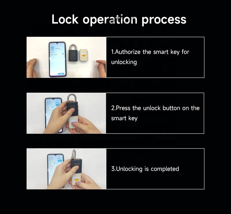 NFC Battery Free Smart Padlock with App  iLOQ  digital NFC Padlock App Remote AuthorizSmart Padlock  for Transportation Services