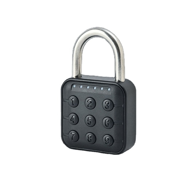 Waterproof IP67 USB Charge Quick Identification Unlock Finger Print Sensor High Quality Pad Locks Smart Padlock Fingerprint Lock