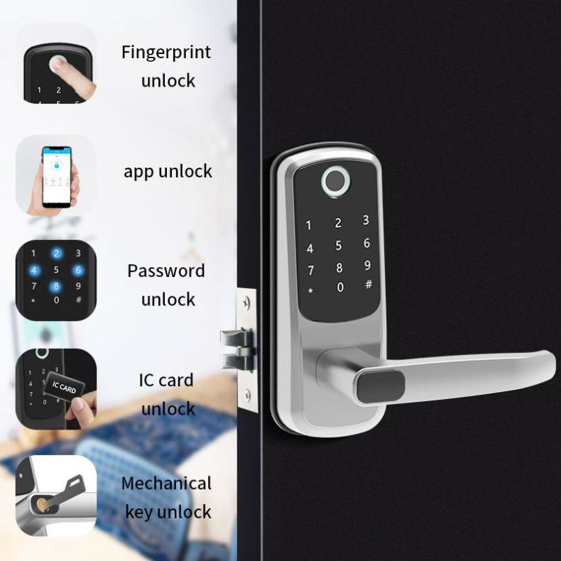 Customized New Product Golden Supplier Hidden Door Smart Lock