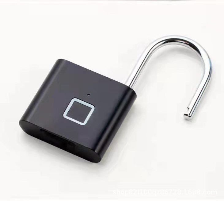 Fingerprint Lock with USB Charging Function Waterproof Portable Mini Smart Digital Padlock