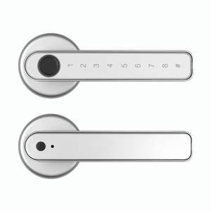 Electronic Lock with Passcode App Unlocking Fingerprint Door Lock with Card Smart Door Lock for Bedroom Interior Doors