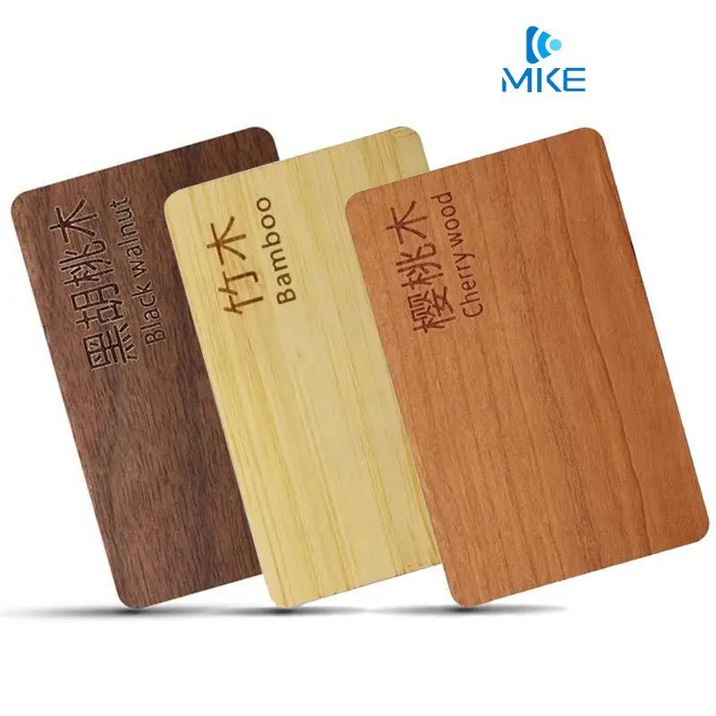 nfc 216 bamboo wooden business cards