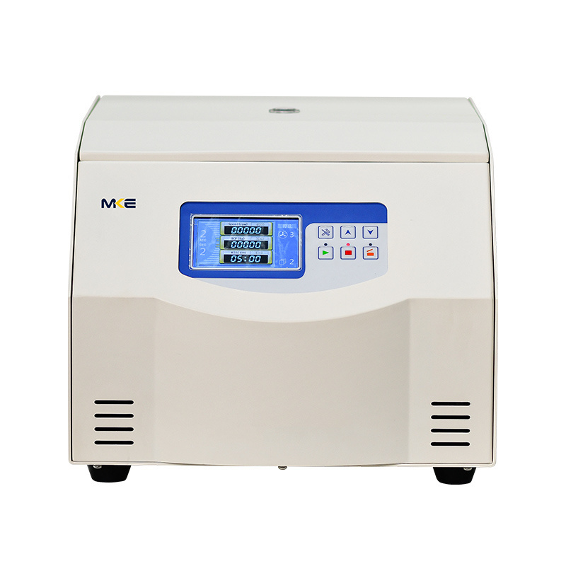 Tabletop Automatic Low Speed Centrifuge 6000r/min Bench top Tube Blood Plasma Laboratory Centrifuge Separating Machine