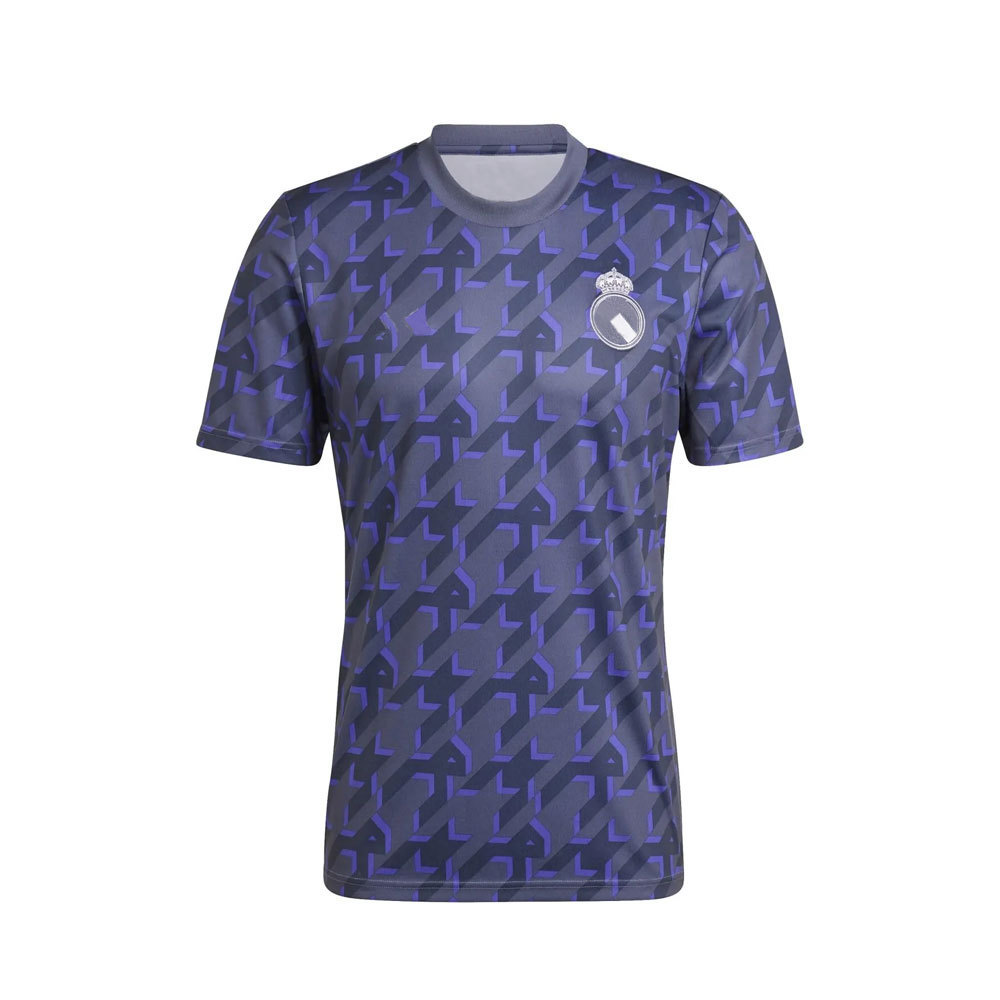 2024 Camo Sublimation Soccer Jersey for football team dark Blue Color With Custom Embroidery Logo O-neck Soccer uniform