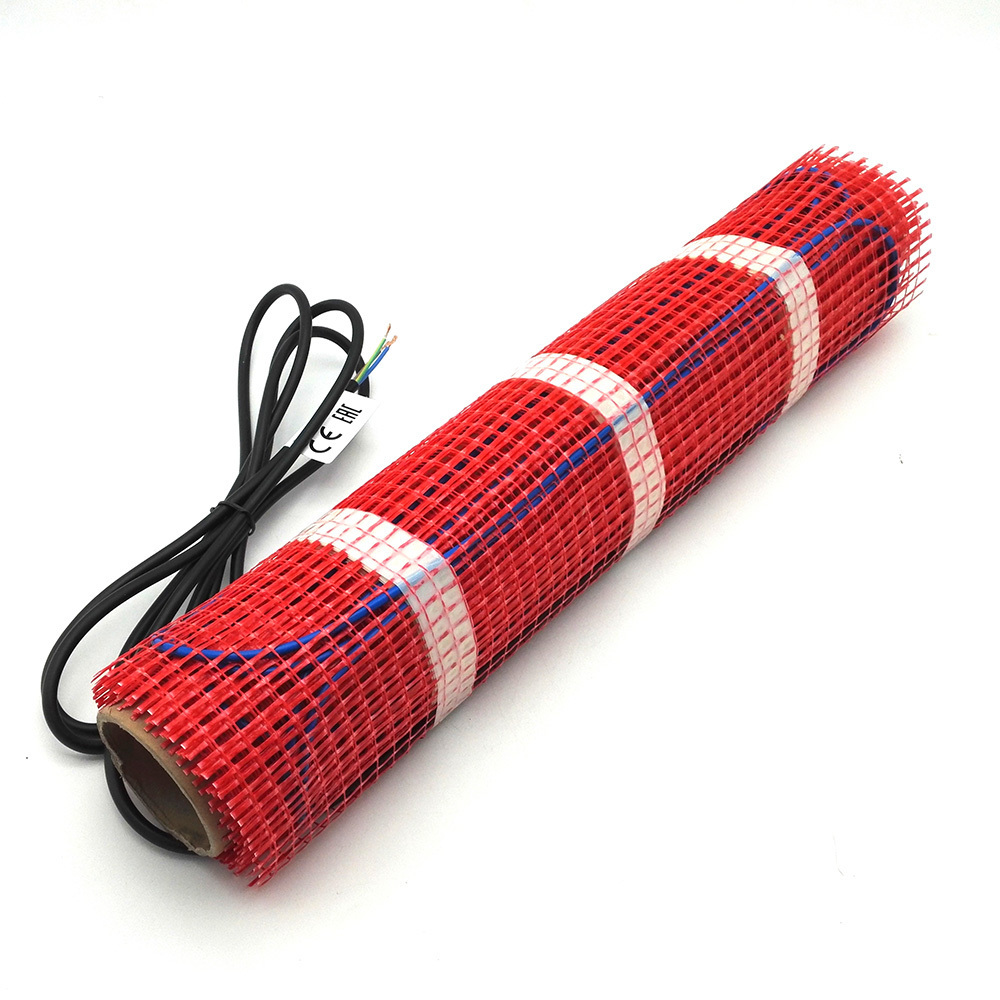 MINCO HEAT 150w/m2 3.5m2 OEM Wholesale Underfloor System Electric Warm Floor Heating Cable Mat for Warming Rooms Mesh Mat