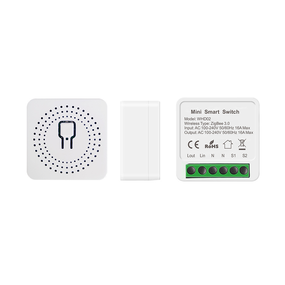 MINI Tuya Wifi Smart Switch 16A 2-way Control Timer Wireless Switches Voice Relay Timer With Google Home Alexa Tuya