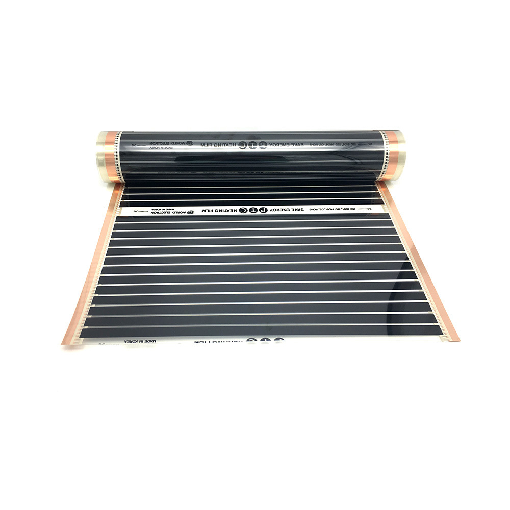 240w/m2 Infrared PTC Electric Underfloor Heating Film Warm Floor Mat