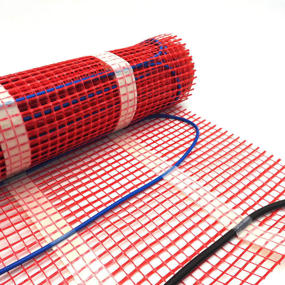 MINCO HEAT 150w/m2 3.5m2 OEM Wholesale Underfloor System Electric Warm Floor Heating Cable Mat for Warming Rooms Mesh Mat