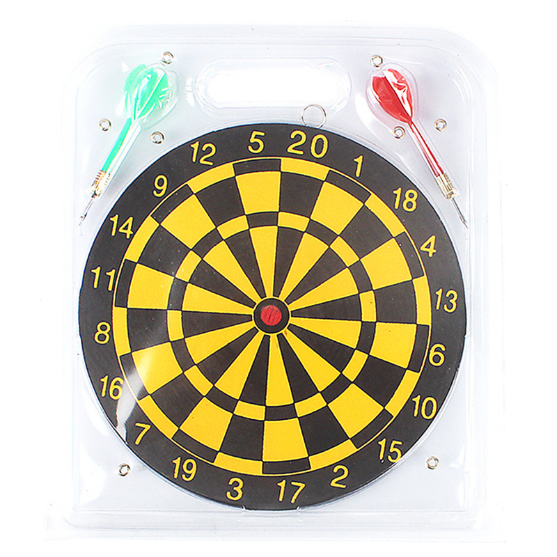 Dart Game Set With 4-6 Darts and Board Dart Board Blade 4 Bristle Dartboard