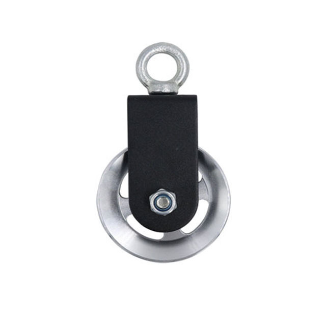 Pulldown Cable Pulley System Adjustable Length with Chain Solid Loading Pin for DIY Home Garage Gym