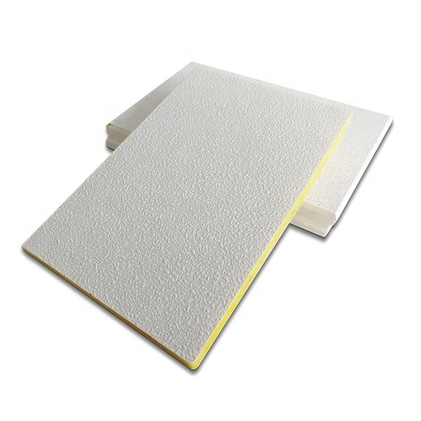 60*60CM Light weight Suspended Soundproof Fiberglass Acoustic Insulation Ceiling Tiles