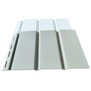 Factory Cheap Price 12inch Wooden Grain Solid PVC Vinyl Soffit Fireproof Board Panel For Ceilings