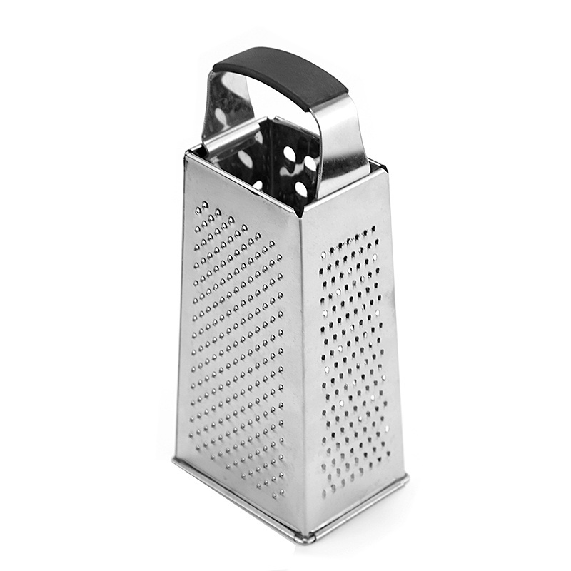 Professional Stainless Steel 4-Sided Hand Vegetable Slicer Cheese Grater with Handle Kitchen Gadgets Utensils