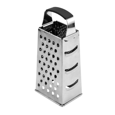 Professional Stainless Steel 4-Sided Hand Vegetable Slicer Cheese Grater with Handle Kitchen Gadgets Utensils