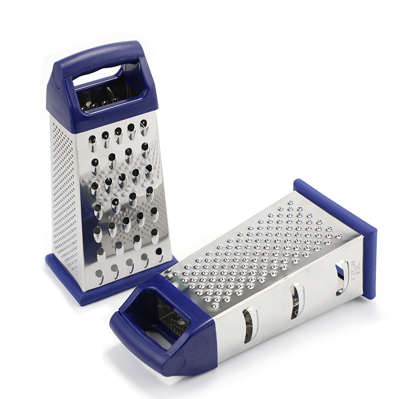 Multi-Functional Stainless Steel 4-Sided Food and Vegetable Grater Cheese Grater Utensil