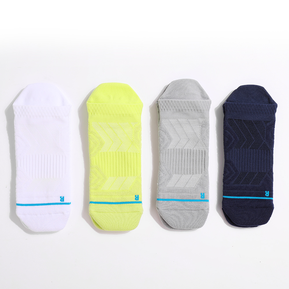 Custom Athletic Socks Thickened Towel Bottom Quick Dry Sports Low Running Socks For Unisex