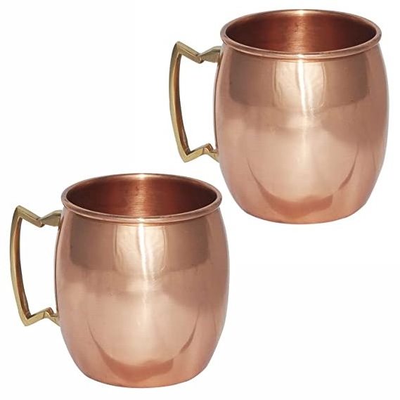 Classic Quality Coffee Mugs Metal Cup High Quality 100% Hammered Pure Copper Cup Moscow Mule Mug For Drink ware Mugs