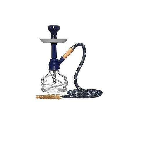 Stylish Hookah For Hotel Restaurant Bars High Finishing Metal Glass Hookah Tableware Bar Smoking Accessories Smocking pipe