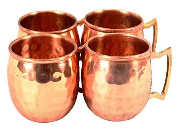 Fancy Quality 100% Hammered Pure Copper Cup Moscow Mule Mug For Drink ware Mugs Bar Accessories Coffee Mugs Metal Cup