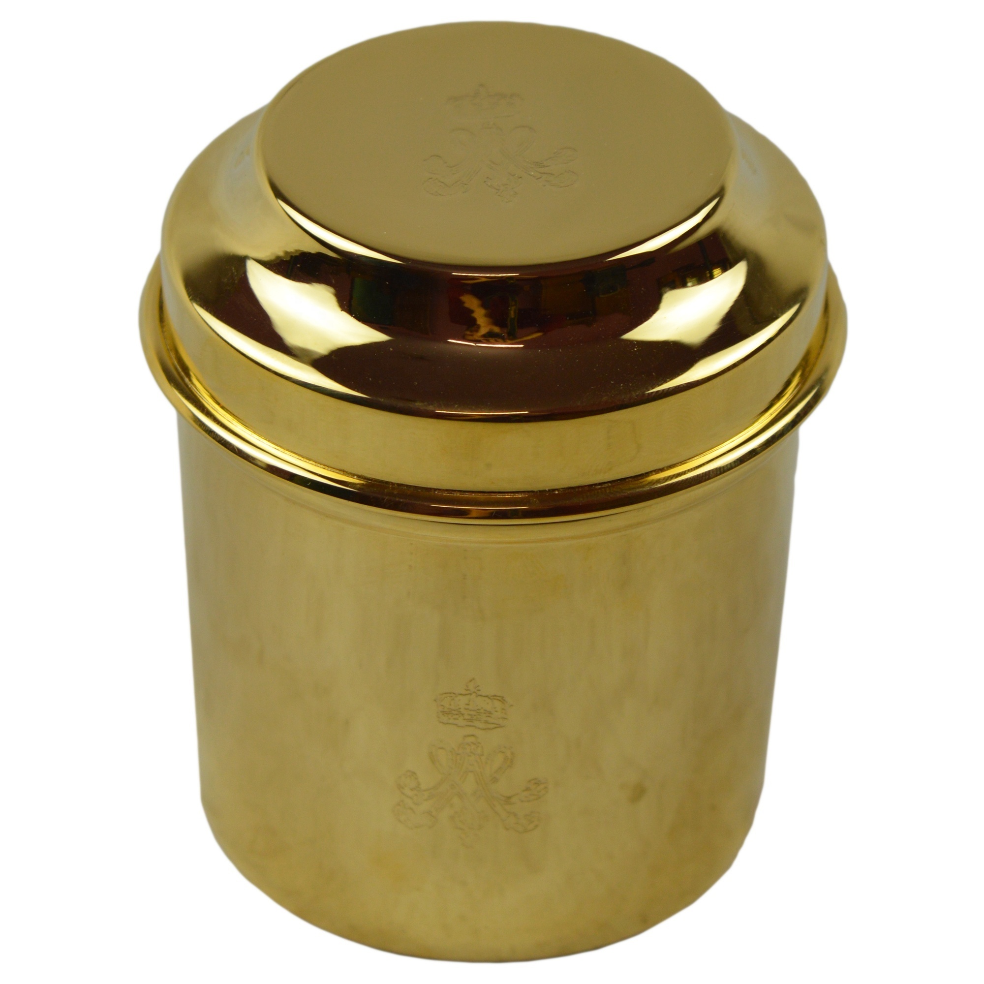 Candy Jar Gold Plated With Engraving Design Metal Jar Home Decor Kitchenware Coffee Container Dry Fruits Serving Pots