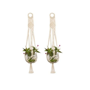 Top Sale Macrame Plant Hangers Indoor Outdoor Hanging Planter Basket Plant Holders Decorative Macrame Hangers Home Decor