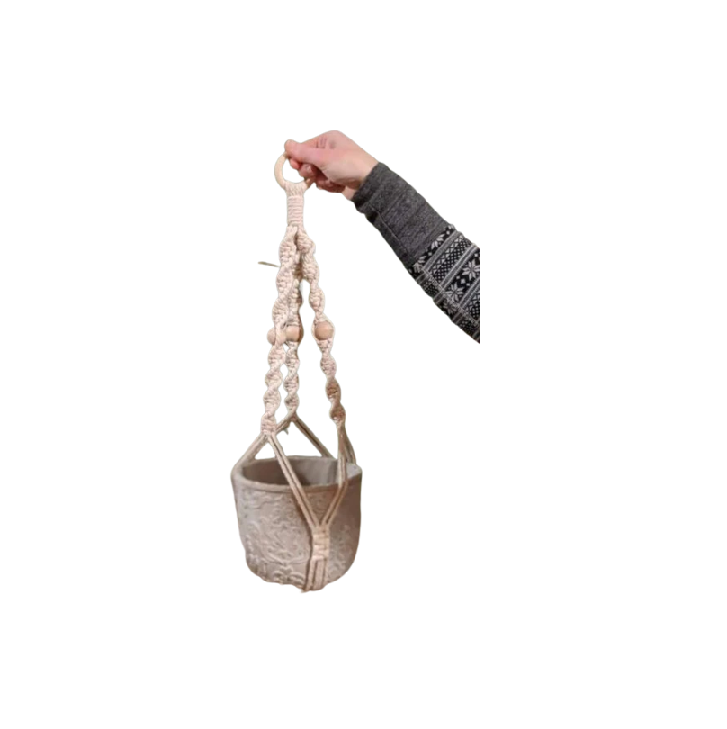 Top Sale Macrame Plant Hangers Indoor Outdoor Hanging Planter Basket Plant Holders Decorative Macrame Hangers Home Decor