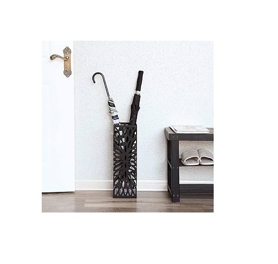 Established high round creative Umbrella Rack Holder Metal leather Umbrella Stands Decorative Unique Style  Umbrella Holder